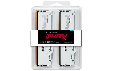 Kingston 32GB 6800MT/S DDR5 CL34 DIMM (Kit of 2) Fury Beast White RGB Expo, image 6