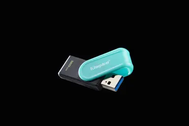 Kingston 128GB Portable USB 3.2 Gen 1 Datatraveler Exodia S (Black/Turquoise), image 8