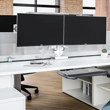 Chief Manufacturing Kontour POWER+USB Base Wht, image 8