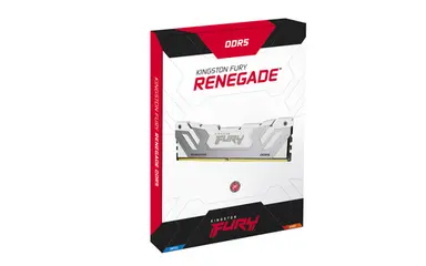 Kingston 24GB 8400MT/S DDR5 CL40 Cudimm Fury Renegade White XMP, image 4