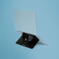 R-Go Ergonomic Laptop Stand, Riser, Attachable, Adjustable, Black, TAA Compliant, image 3