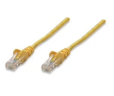 Intellinet 1.5 FT Yellow Cat5e Snagless Patch Cable, image 4