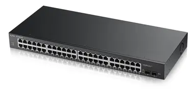 Zyxel Communications 48 Port Gbe L2 Web Managed Rackmount Switch W/2 Sfp (50 Ports TOTAL)