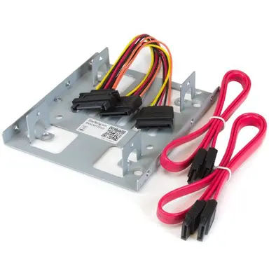 StarTech.com Mount Two 2.5 in SATA SSDS/HDDS into a Single 3.5 in Drive Bay-Hard Drive Mounting