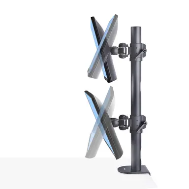 StarTech.com Desk Mount for 2X Vertically Stacked Monitors, Dual 49, Total 70LB (32KG), C-Cla, image 5