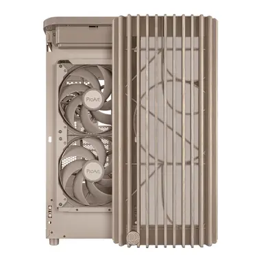 ASUS Proart PA401 Wood Edition Beige ATX Case with Tempered Glass PANEL; Support, image 8