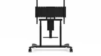 ViewSonic Electric Height Adjustable Mobile Cart with Smooth Motorized Lift, Laptop Tray, image 4