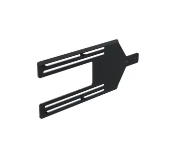 Spacepole KIOSK: Straight Bracket Addon for Payment Plates to 15-22IN Portrait, image 2