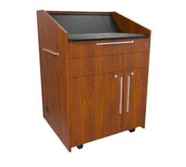 Middle Atlantic L5 Series Preconfigured Lectern 33 W X 31 D X 39 H Turret Top Sota Style Hig