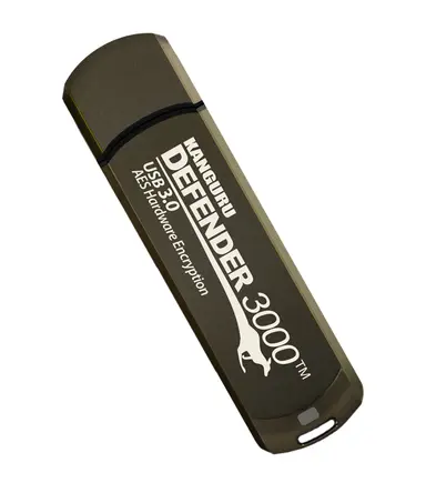 Kanguru Defender 3000 Fips 140-2 Level 3 Certified-Secure Flash DRIVE-128G-TAA, image 7