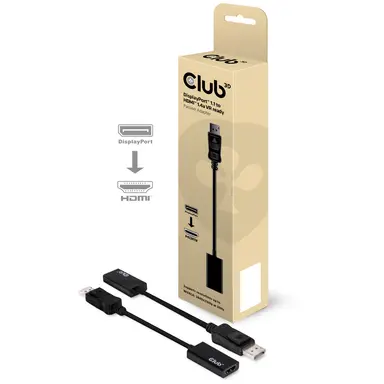 Club 3D B.V DisplayPort 1.1 to HDMI 4K30HZ VR Ready Passive Adapter, image 6