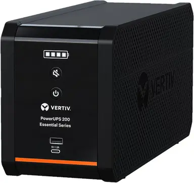 Vertiv Powerups 200 Essential 800VA/450W 120V Line Interactive Desktop UPS, image 4