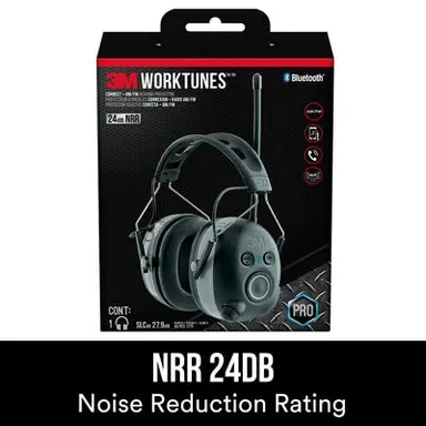 3M Display Materials and Syste Worktunes Connect + Am/FM Hearing Protector W/ Bluetooth Technology, image 6