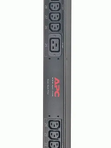 APC by Schneider Electric Rack PDU, Basic, Zerou, 12.5KW, 208V, (30)C13, (6)C19;10 Cord, image 6