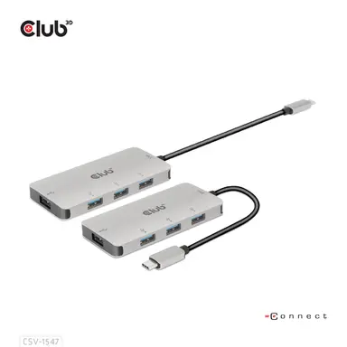 Club 3D B.V USB GEN2 Type-C to 4X USB Type-A Ports Hub Which Adds Four USB Type-A Ports to, image 8