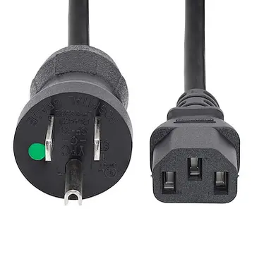 StarTech.com 10 ft (3M) 18AWG Hospital Grade Power Cord W/ NEMA 5-15P and IEC C13 Connectors;, image 8