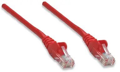 Intellinet Patch Cable Cat 5E UTP Red 0.5 ft Snagless Boot, image 5