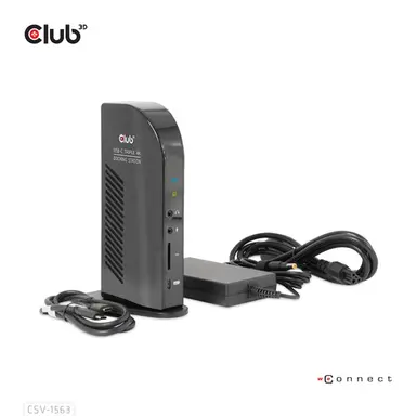 Club 3D B.V USB2 (10G) Typec 3X 4K60HZ Dock, image 4