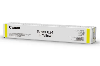 Canon Laser Canon Cartridge 034 Yellow Toner - for Imageclass MF820CDN and MF810CDN - Full Y