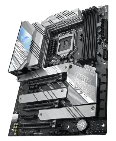 ASUS The ASUS Rog Strix Z590-A Gaming WIFI II White And Silver Scheme Motherboard IS