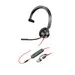 HP Poly Blackwire 3315 Microsoft Teams Certified Headset +USB-C/A Adapter TAA US, image 5
