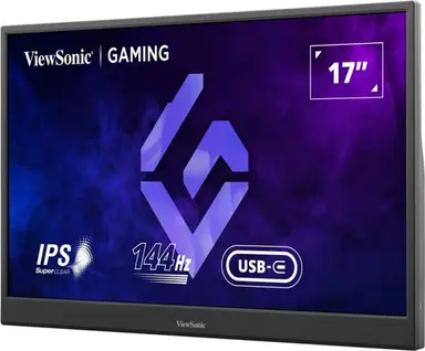 ViewSonic 17.3 Portable 1080P 144HZ IPS Gaming Monitor with Freesync and 60W USB-C, image 5