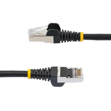 StarTech.com 1 ft Cat6a Ethernet Cable - Black - Low Smoke Zero Halogen (LSZH) - 10GBE 500MHz, image 7