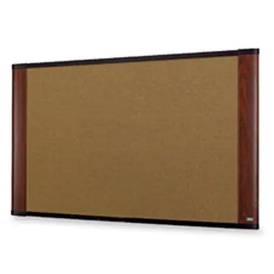 3M Display Materials And Syste Cork Board Mahogany Finish Frame, image 4