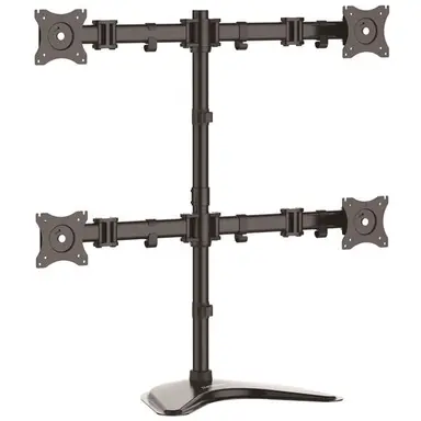 StarTech.com Increase Productivity and Free up Space by Mounting Four Monitors to This Attrac