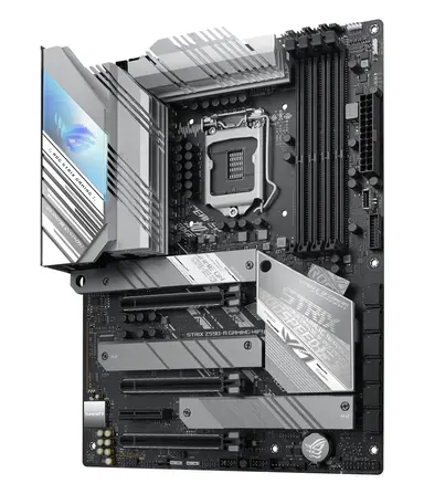ASUS The ASUS Rog Strix Z590-A Gaming WIFI II White And Silver Scheme Motherboard IS, image 6