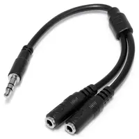 StarTech.com Split One Headphone Jack into Two Separate Jacks - 3.5MM Audio Splitter - Mini J, image 3
