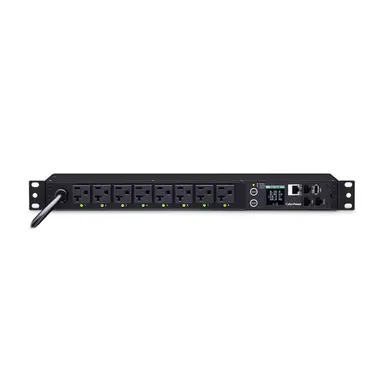 CyberPower Systems (USA) 120V 8 Outlet NEMA 12 ft Cord 1U 3-Year Wty, image 4