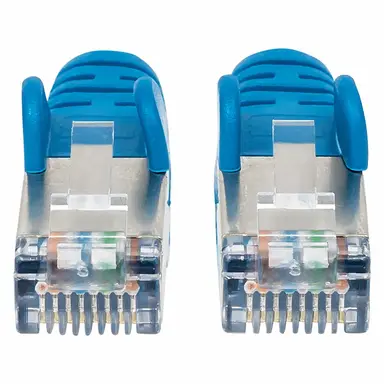 Intellinet Augmented Category 6, Cat6a S/FTP Patch Cable, 7 FT, Blue Copper, 26 AWG, Snag-F, image 7