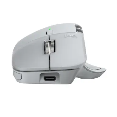 Logitech MX Master 4 Mouse (Pale Gray), image 7