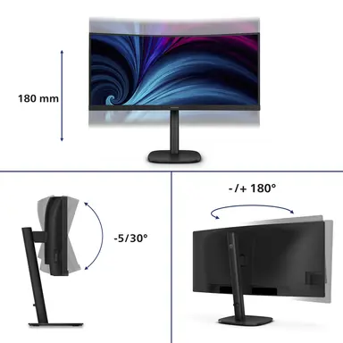 Philips LCD Monitor - Curved - 3440 × 1440 - 34 in - 4MS Response Time - 0, image 5