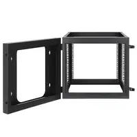 Intellinet 19 In. Wall Mount 4-Post Open Frame Network Rack, 9U, image 3