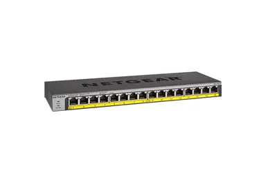 NETGEAR Switch - GS116LP - Desktop - Wired - 1GBPS - Networking / Ports Qty: 16 - Gigabi
