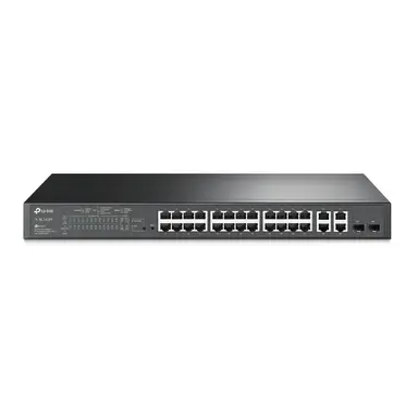 Omada Networks BY TP Link Jetstream 24-PORT 10/100MBPS + 4-PORT Gigabit Smart Switch with 24-PORT POE+