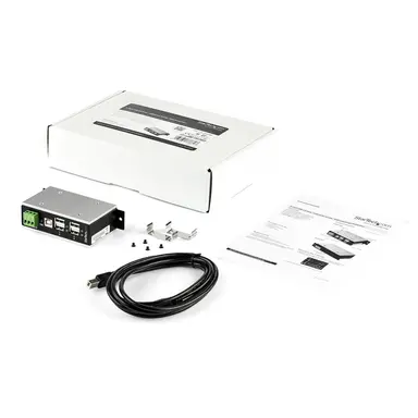 StarTech.com Industrial 4-Port USB 2.0 Hub W/ USB Type-a Ports (Status Leds) 480MBPS - Rugged, image 8