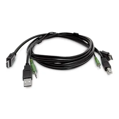 STARTECH.COM 6FT (1.8M) HDMI KVM Cable USB 2.0 3.5MM Audio Universally Compatible Combo CA, image 4