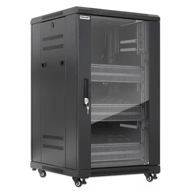 Intellinet Pro Line Network Cabinet with Integrated Fans, 18U, image 6