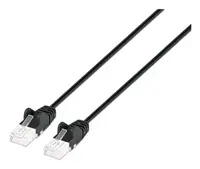 Intellinet Cat6a U/UTP Slim Network Patch Cable, 0.5 FT., Black, image 3