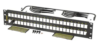 Legrand Dat 48PORT Pnl Flat Hdj Blk