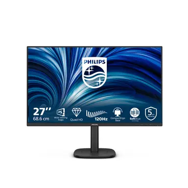 Philips LCD Monitor - Flat - 2560 × 1440 - 27 in - 4MS Response Time - 120