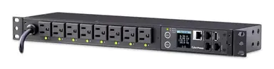 CyberPower power distribution unit (PDU) 8 AC outlet(s) 1U Black, image 3