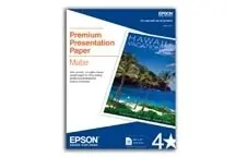Epson Print Paper - Matte Paper - Bright White - Letter a Size (8.5 in X 11 in) - 50 PCS.. F