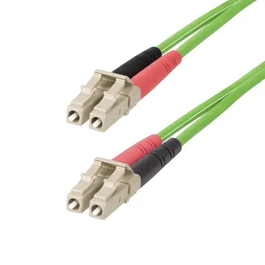StarTech.com 1M (3.3 ft) LC to LC (UPC) OM5 Multimode Fiber Optic Cable, 50/125M Duplex Lommf