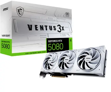 MSI Computer Rtx 5080 16 GB Ventus 3X OC White