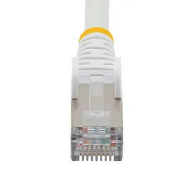 StarTech.com 1 ft Cat6a Ethernet Cable - White - Low Smoke Zero Halogen (LSZH) - 10GBE 500MHz, image 8