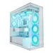 Arctic Cooling Xtender (WHITE)-PC Case-Mid Tower-Tempered Glass Panel-Included a-RGB Fans, image 5